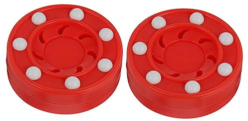 BESPORTBLE 2 Stück Eishockey Pucks: Roller Outdoor Hockey Puck Street Hockey Indoor Hockey Eishockey Puk Biscuit Hockey Puck Pro Commander Puck Roller Hockey Spiel Trainingspuck Trainingspucks