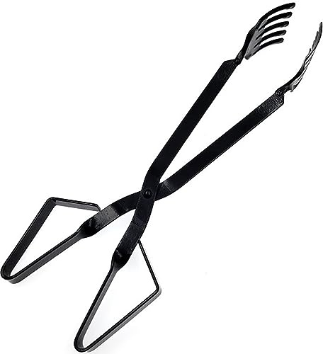 1PC Crab Tongs for Live Crabs Portable Iron Scissor Painted Anti-rust Crab Tongs Heavy Duty Tongs for Shellfish Lobster BBQ