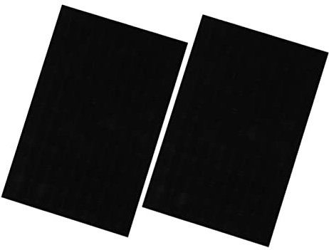 PACKOVE Organizador Joyas Tapete de Exhibición para Insertar Anillos de Esponja Negra, Preserva Joyería y Ofrece Visualización Abierta en 2 Piezas