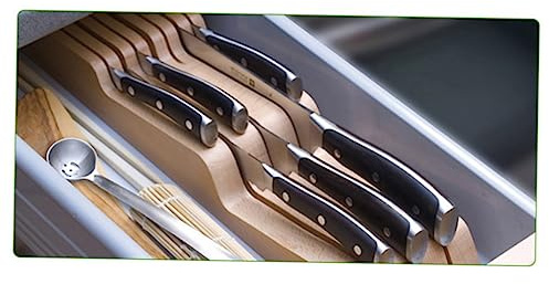 FUNOMOCYA Estante De Almacenamiento De Herramientas De Cajón Insertar Organizador De Cajones Cocinando Cajon Portautensilios Vestidor Organizador De Cubiertos Para Cajon Bambú