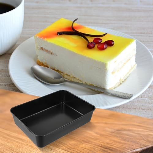 Moule à brownie profond - 26 x 19 x 6 cm - Pour gâteaux, lasagnes et légumes - En acier carbone - Passe au lave-vaisselle