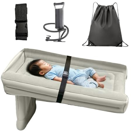 Genérico Colchón De Aire para Automóvil - Cama Inflable Paraa El Asiento Trasero | para Acampar, Senderismo, Viajes Al Aire Libre, SUV, Furgoneta, Avión, Tren, Colchón De Airee Paraa Coche, Colchónn