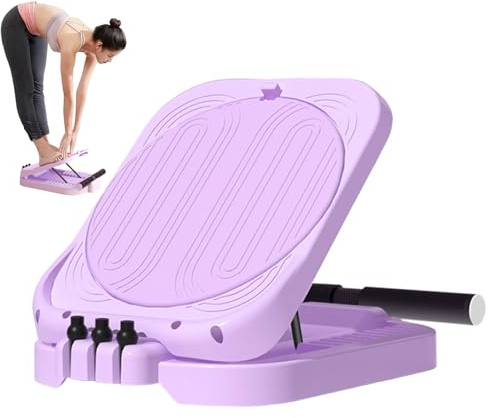 Uoqpty Étireur De Mollet - Équipement D'Étirement Portable Anti-Dérapant À 9 Niveaux Réglable | Étireur De Pied Incliné - pour Fitness À Domicile Yoga Salle De Sport Voyage Exercices Intérieurs