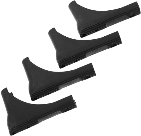 Levemolo Protections de Sol pour Séchoirs à Linge 19mm, Plastique Noir | Pièces Détachées Étendoir à Linge, Antidérapant, Pose Facile, Lot de 4