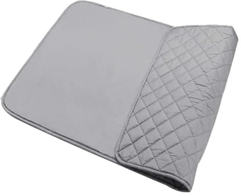 Strykmatta av silverpläterad tyg | Silver Flera storlekar for bordsstrykning(60x55cm)