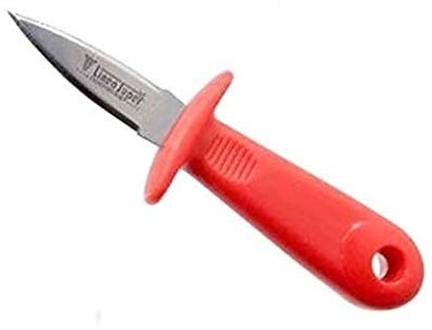 COLTELLO PER FRUTTI DI MARE OSTRICHE COZZE VONGOLE LAMA ACCIAIO INOX DE LUCA
