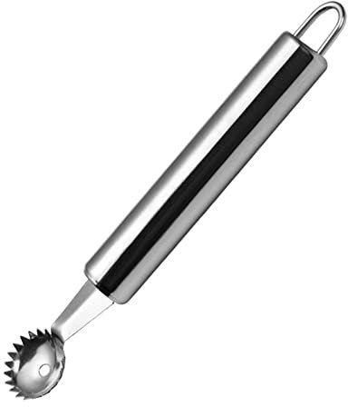 Stahl Tomaten Entkerner Erdbeere Huller Stielentferner Fruchtblatt Entferner für Ananas S5Q2 Erdbeere Tomaten Tomaten