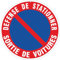 Pubblimania DEFENSE DE STATIONNER SORTIE DE VOITURES | Panneaux signalétiques ronds en aluminium rigide d’une épaisseur de 3 mm, micro-perforés, extérieur/intérieur (Ø 30 cm) (SORTIE DE VOITURES)