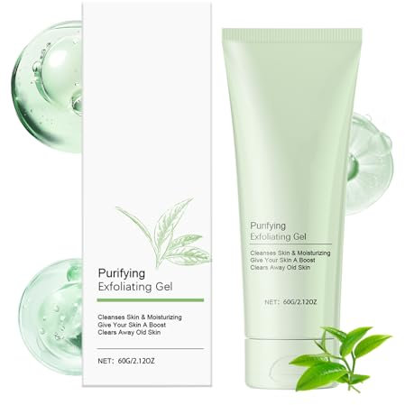 Jorondy Peeling Gel,Purifying Exfoliating Gel,Tiefenreinigendes Peeling-Gel,Gesichtspeeling-Reiniger,Tiefenreinigung Gesichtshaut,Körperpeeling,Unisex (60g)