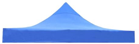 mophrati Couverture d'auvent de terrasse - Application Large Durable et Robuste Bâche de Toit de pavillon de Gazebo résistante à l'eau, Bleu, 2x2