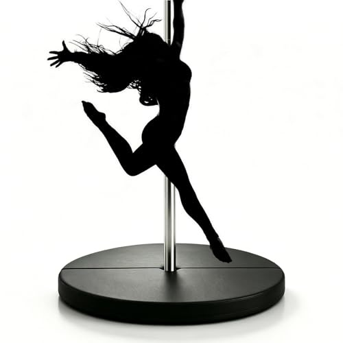 Tapis de Pole Dance rond, Tapis Amortissant en Mousse, Tapis D'entraînement | Size:150 x 5cm Pliable, Portable, Antidérapant, Imperméable, Maison, Studio de Danse, Yoga, Pilates