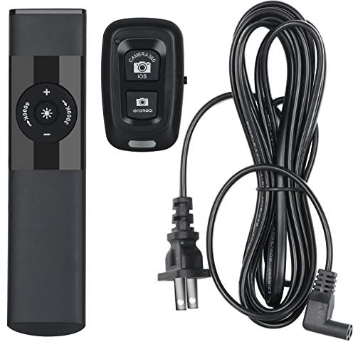 Fjärrkontroll och strömsladd och telefonfjärrkontroll