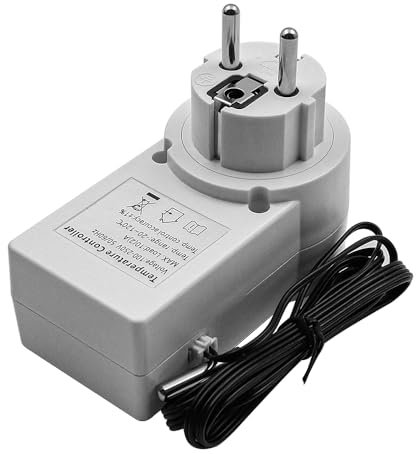 CENPEK Regolatore di temperatura digitale Prese per interruttore di temperatura Termostato per riscaldamento con sensore per regolatore di temperatura per serra