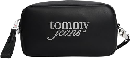 Tommy Jeans TJW Bold Script AW0AW17897 - Bolsa de hombro para cámara, color negro (negro), talla única, Negro (Negro), One Size
