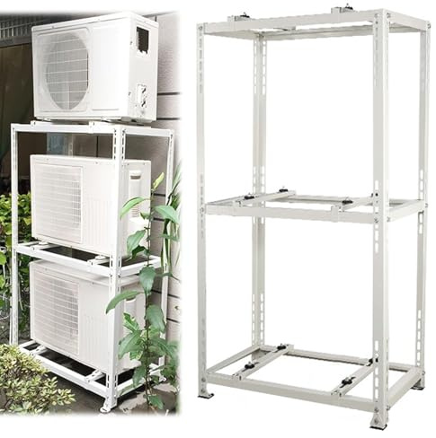 Cubierta de unidad de CA para exteriores, valla de aluminio resistente antirrobo con reducción de ruido, soporte para plantas para protección de aire acondicionado