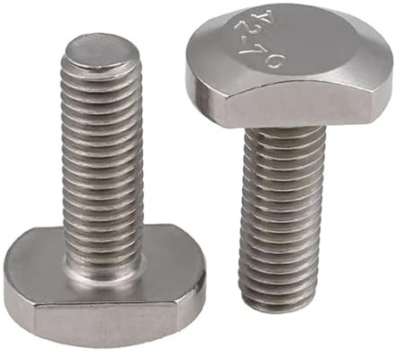 Tornillos En T, Perno De Inserción Con Ranura, M5 M6 M8 M10 M12 Acero Inoxidable 304 Pernos Forma Tornillo Placa Presión(M10x551pcs)
