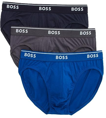 Boss Hugo 50236731 - Mini Slip da Uomo, in Cotone, Confezione da 3 - - Large.