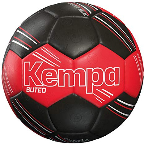 Kempa Buteo Fußballbälle rot/schwarz 2