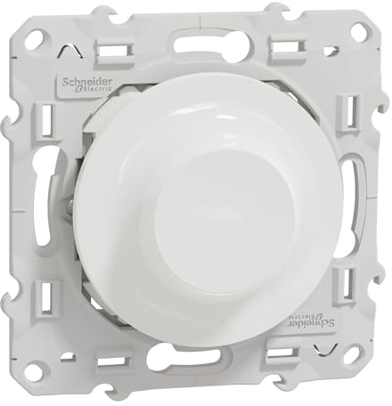 Schneider Electric Wiser Tastschaltereinsatz Druckknopf-Lichtschalter, 10 Wege Weiß IP 20 16A, Kunststoff