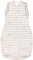 TupTam Baby Pucksack OEKO- TEX zertifizierte Materialien Swaddle Bag Wattiert Babyschlafsack 2.5 TOG unisex, Farbe: Unwattiert 0.5 TOG/Sterne Streifen Beige, Größe: 0-3 Monate