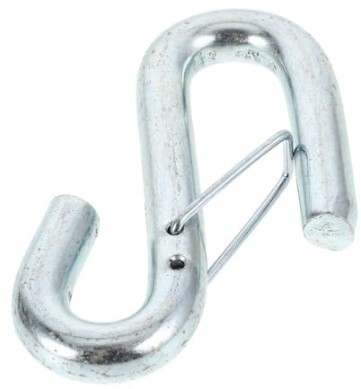 Mobestech Gancho De Seguridad De Cadena para Remolque De Alta Resistencia Accesorio Antideslizante para Trailers Vehículos Recreativos y para Modificaciones De Vehículos