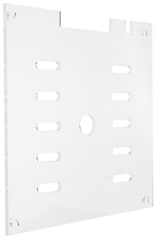 ARTIBETTER Couvercle en Acrylique Transparent 20x20 Cm pour Aquarium, Couvercle de Protection Anti-Saut Carré avec Grille, Accessoire pour Poissons, Crevettes et Tortues Aquatiques