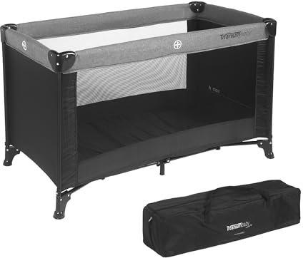 Titanium baby Reisebett Traveller für Babys und Kleinkinder bis 2 Jahre (max 15 kg)