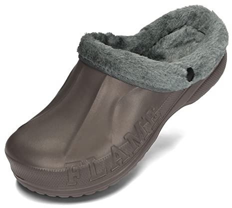 PLAME Zoccoli Unisex Eva - Caldi e Foderati per Donna e Uomo - Scarpe da Giardino 36-46 EU