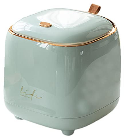 Tischmülleimer Mit Deckel Aufpoppen - Kreativer Desktop Papierkorb - Tisch Mülleimer - Büro Abfalleimer - Papiereimer - Mülleimer Klein Für Küche Badezimmer Büro Schreibtisch Auto,Hellgrün