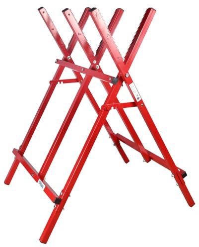 Frosal Sägebock Seppl klappbar Holzsägebock für Kettensäge & Handsäge | Holz sägen leicht gemacht