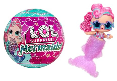 L.O.L. Surprise! Mermaids Tots - Mode-Minipuppen mit Farbwechselnden Schwänzen - Geeignet für Sammler, Mädchen und Jungen ab 4 Jahren