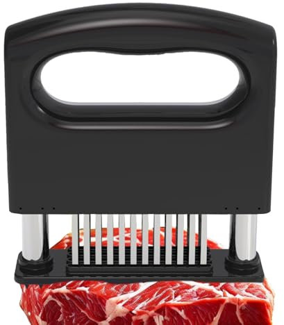 Genérico Ago per carne sciolto, ago per bistecca - Addolcitore per aghi a mano | Strumento da cucina a 48 spille per carne, addolcitore in acciaio inox per ammorbidire carne di Re, Turke