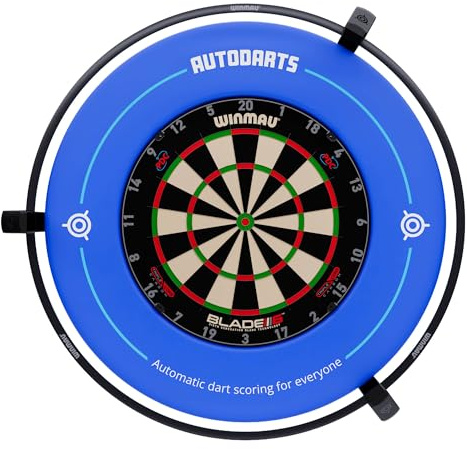 AUTODARTS Vantage Auto Dart Scoring System | Smart Dart board Camera Scorer | Real-Time Score Tracking, Easy Setup, Darts Scoreboard Electronic for Steel Tip Darts -Compatible with Winmau Plasma Light