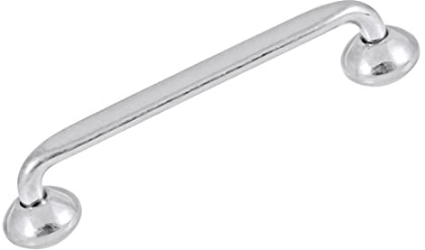 24 mm – Lunghezza 14 G (1,6 mm) G23 Grade Titanium Surface Bar con Rugby Ball Surface Piercing