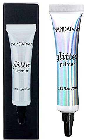 di colla per ombretto a prova di sbavature, con glitter, a lunga durata, base per il trucco, correttore per occhi, labbra, trucco viso, 10 ml / 0,33 fl.oz.