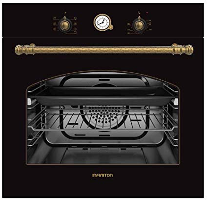HORNO MULTIFUNCION ROT70 INFINITON 61L (Rustico, 7 Funciones, acristalamiento, Potencia maxima 1800W)