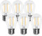 BRIMAX E27 LED Glühbirne S14 Plastik Vintage leuchtmittel Warmweiß 2700K 2W Ersetzt 20 Watt AC230V Kunststoff LED Filament Lampen für Lichterkette Kronleuchter Nachtischlampe nicht dimmbar 6er Set