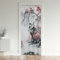 Style Japonais Rideau de Porte 86x203cm Japonais Ukiyo Rideau Occultant Rideaux Home Décor Traditionnelle Retro Rideaux Interieur Salon Chambre Le Salon Décor Exterieur d'entrée
