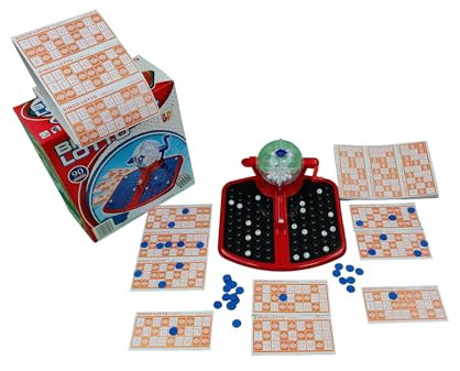 BP JUGUETES Juego Clásico de Bingo Lotto - Diversión para Toda la Familia, Juego de Mesa (8039C)