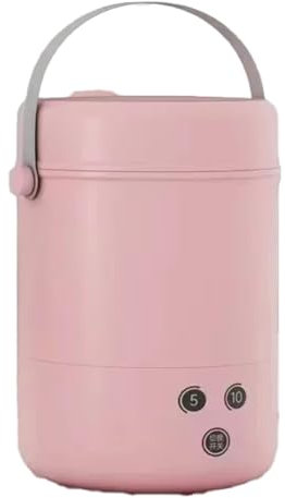 Luobannm Lavadora Pequeña Portátil para Dormitorio, Minilavadora de Ropa Interior, Color Rosa, con Enchufe Europeo.