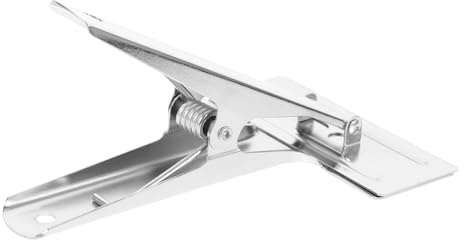 Alipis Clip da Cucito in Acciaio Inossidabile Clip per Fissaggio Tessuti Leggera e Resistente Pinza Cucire Antiscivolo per Progetti di Cucito e Maglieria Strumento Portatile per