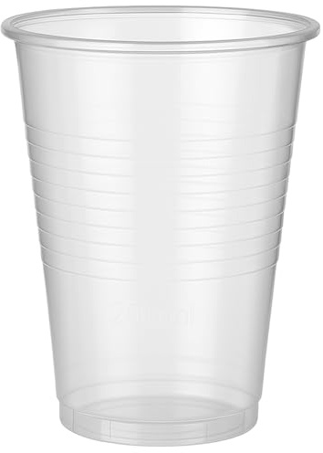 MyPapp 1000 Stk. transparente Einweg-Trinkbecher | 200ml | Aus Polypropylen | Ideal für Partys und Veranstaltungen