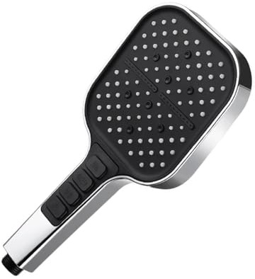 Compatibile con soffioni doccia di grandi dimensioni, 7 modalità, accessori for ugelli miscelatori ad alta pressione da bagno regolabili(Sliver-1pc)