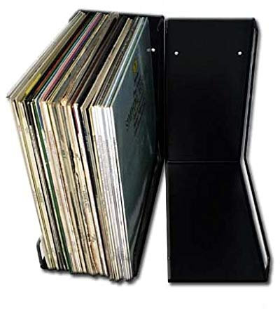 CUIDATUMUSICA ANGULO SOPORTE METALICO - Para 30-40 Discos de Vinilo LP - Ref. 1934 - Marca