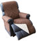 easylife lifestyle solutions Reversible Water Repellent Furniture Protector | Protects from Spills, Stains, Dirt, Scuffs and Pet Hair | Recliner in Brown/Beige