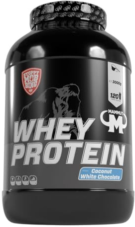 Mammut Nutrition Whey Protein, Coconut White Chocolate, Molke, Eiweiß, Protein Shake, 3000 g