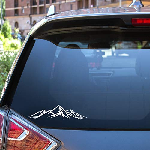 Auto Racing Aufkleber Abenteurer Favorit Leistungsstarke Berg Muster Aufkleber Auto Motorrad Aufkleber Für Auto Laptop Fenster Aufkleber (8x25 cm, 2er-Set)