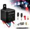 Batterie Trennschalter mit Fernbedienung Upgrade Kill-Schalter für Automobile, Schiff, RV, Laster DC12V 250A Anti-Diebstahl mit 2 der Schlüssel (Schwarz - Negative Linie Ist Unten)