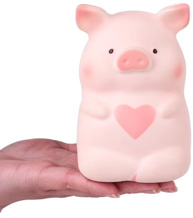 Anboor Leksaker Squishies Kärlekshjärta Piggy Kawaii Mjuka Squishies Djur Långsam Tillväxt Squishy Leksaker Piggy Squish Stresslindring för Barn och Vuxna