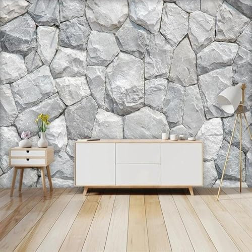 Foto Personalizada Vintage 3D Imitación Ladrillo De Piedra Grande Papel Tapiz Dormitorio Sala De Estar Mural De Pared,430cmX300cm